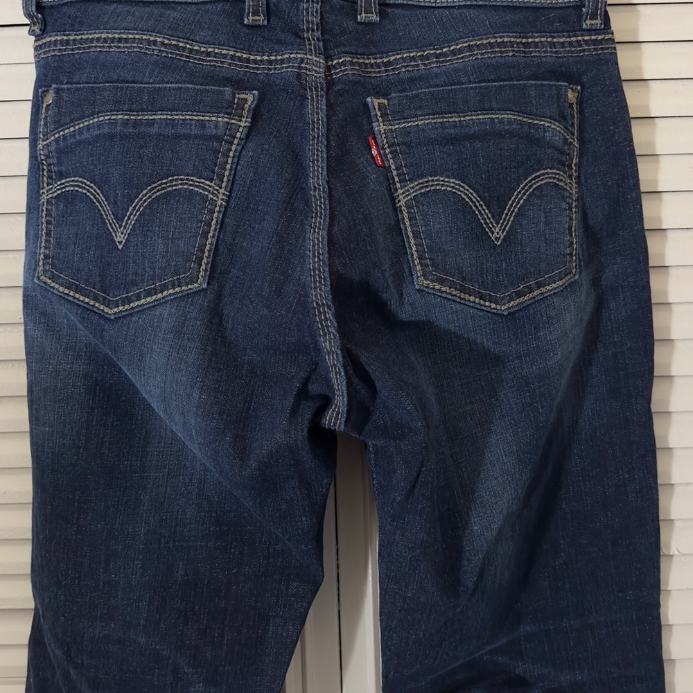 Levi’s Women’s Curvy 529 Skinny Leg Irregular Double Button Jean Size 8M - Picture 5 of 10